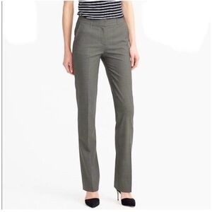 J. Crew Bi-stretch Gray Trousers Wool size 14